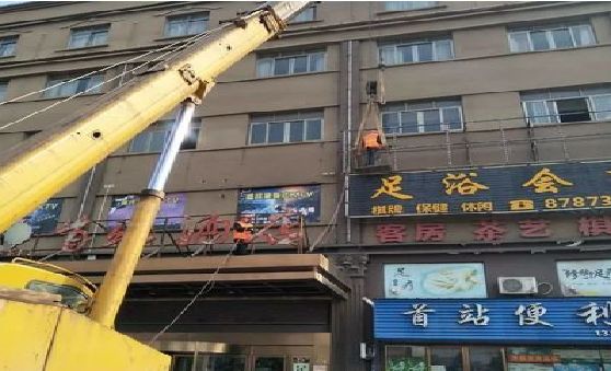 赣州安装较高的门店招牌有什么好的方法？